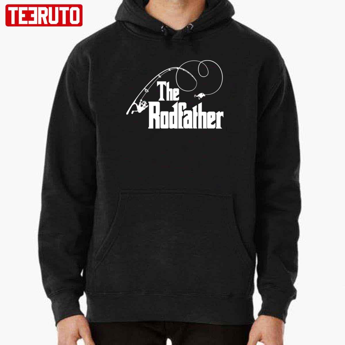 Funny The Rodfather Fishing Parody Unisex Hoodie