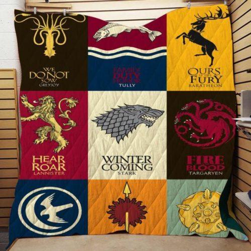 Game Of Thrones Houses Quilt Blanket - Teeruto