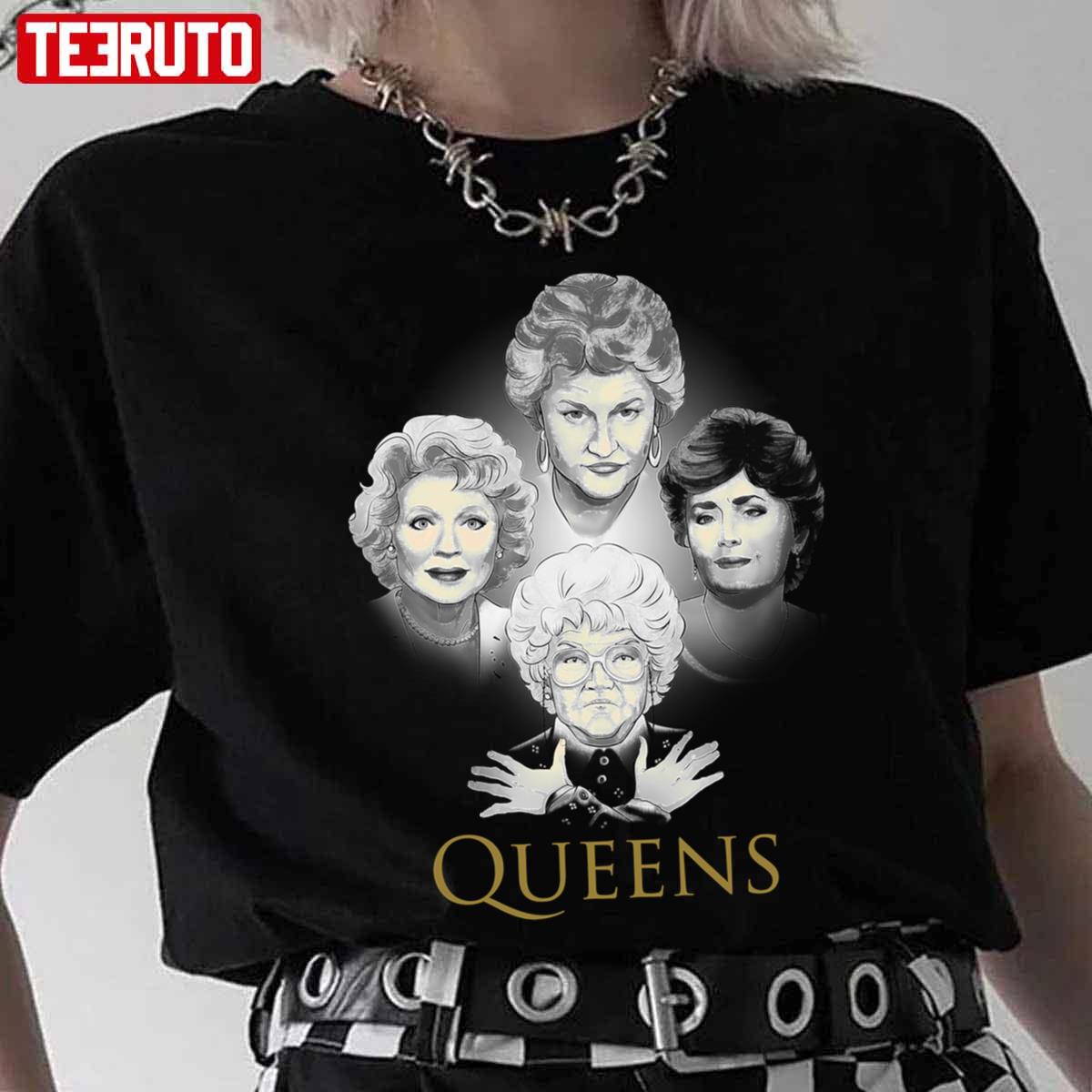 Golden Girls Queens Inspired Funny Unisex T-Shirt