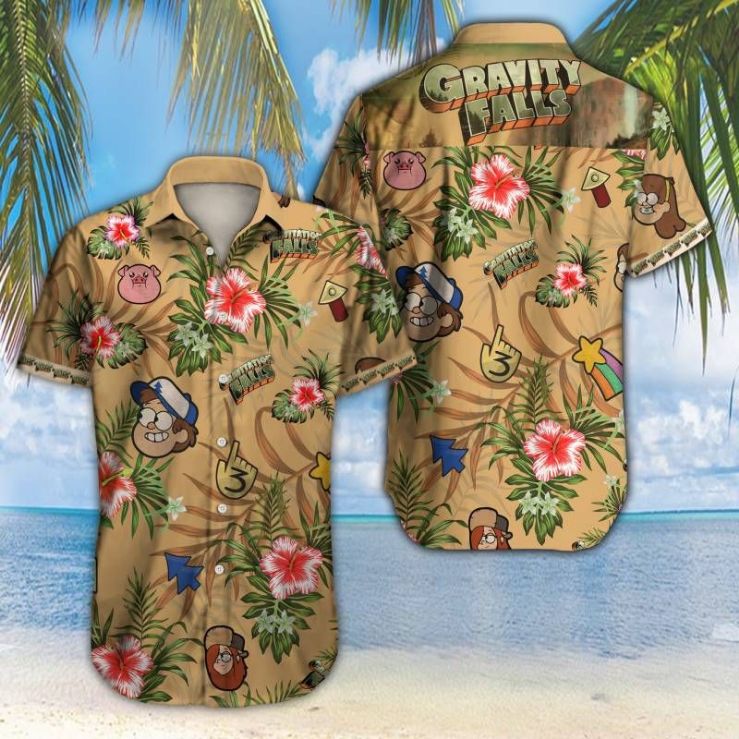 Gravity Falls Hawaiian Shirt - Teeruto