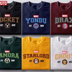 Guardians Of The Galaxy Avengers Team Marvel Unisex T-Shirts