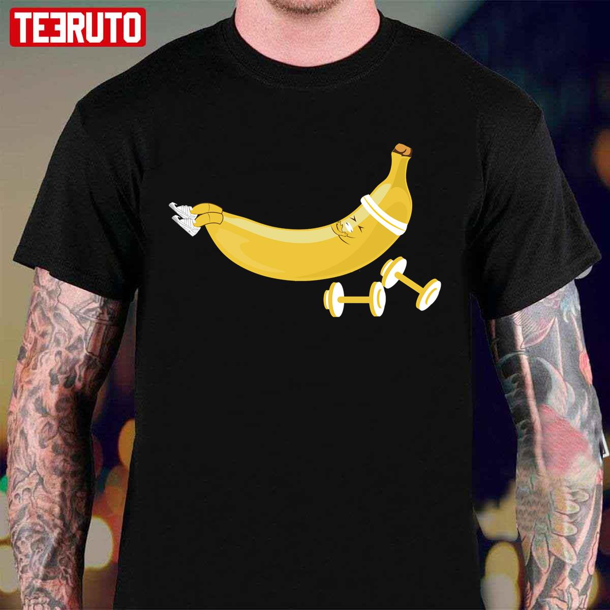 Gym And Fitness Banana Unisex T-Shirt