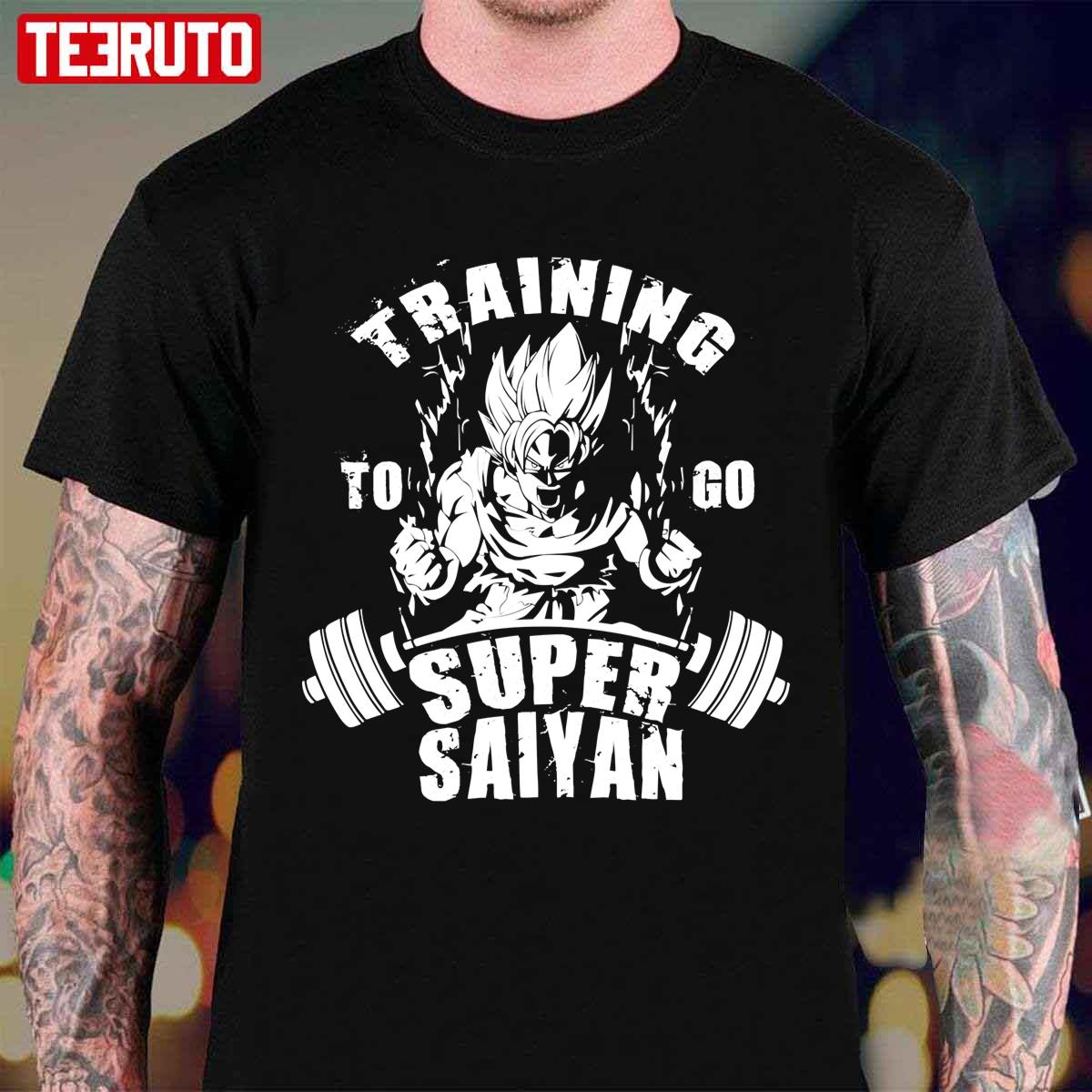 Gym And Fitness Training To Go Super Saiyan Unisex T-Shirt