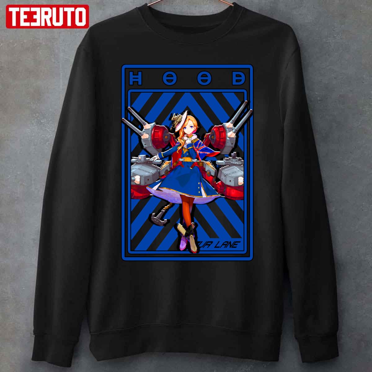 Hood Azur Lane Anime Aesthetic Unisex Sweatshirt