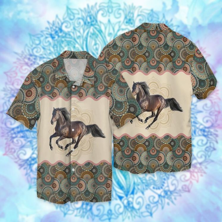 Horse Mandala Hawaiian Shirt