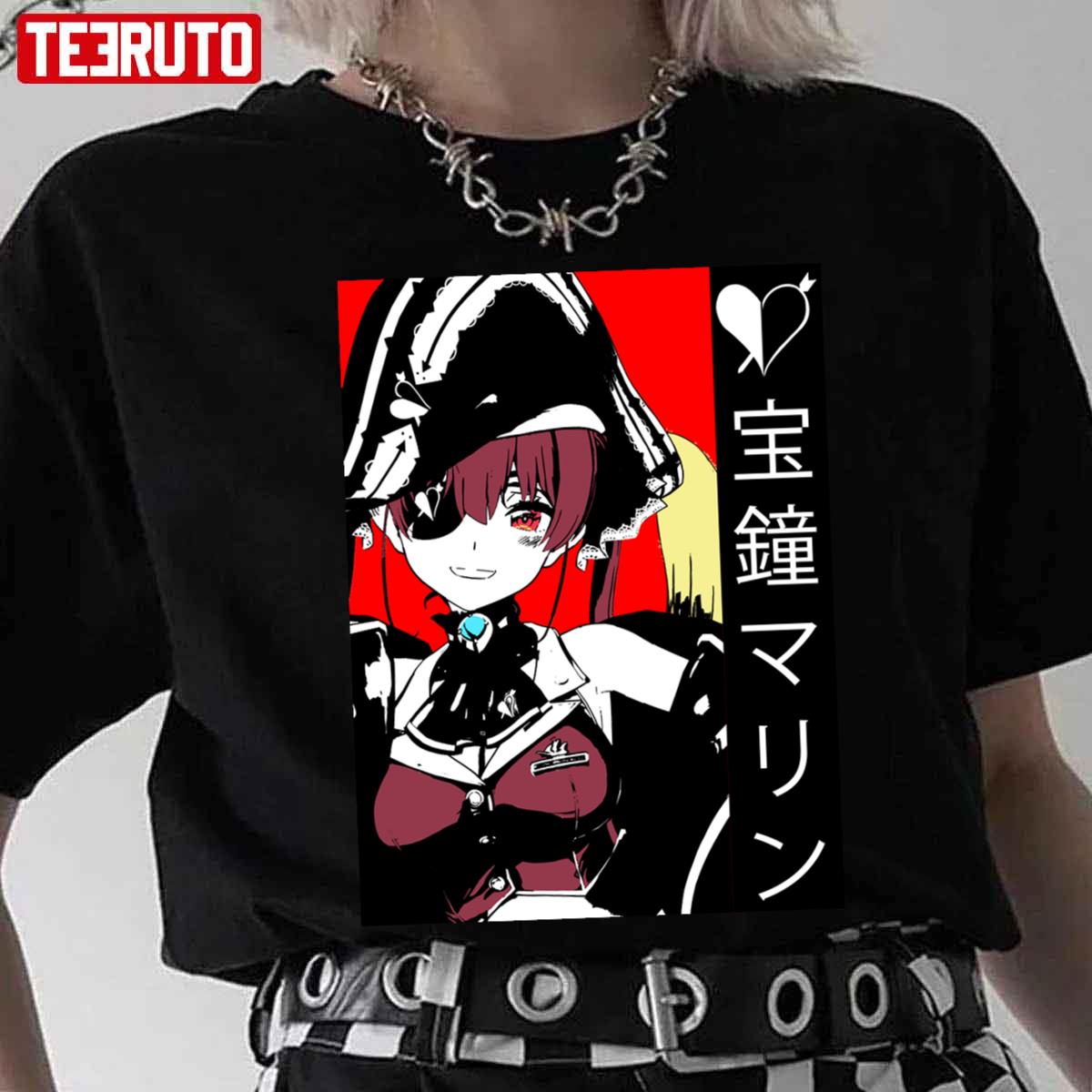 Hoshou Marine Senchou Hololive Unisex T-Shirt