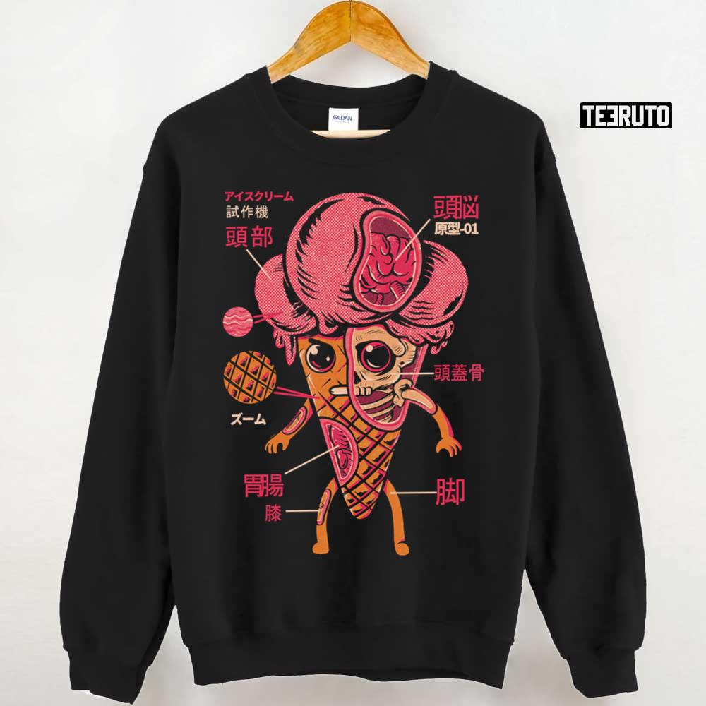 Ice Cream Kaiju Japanese Style Unisex Sweatshirt