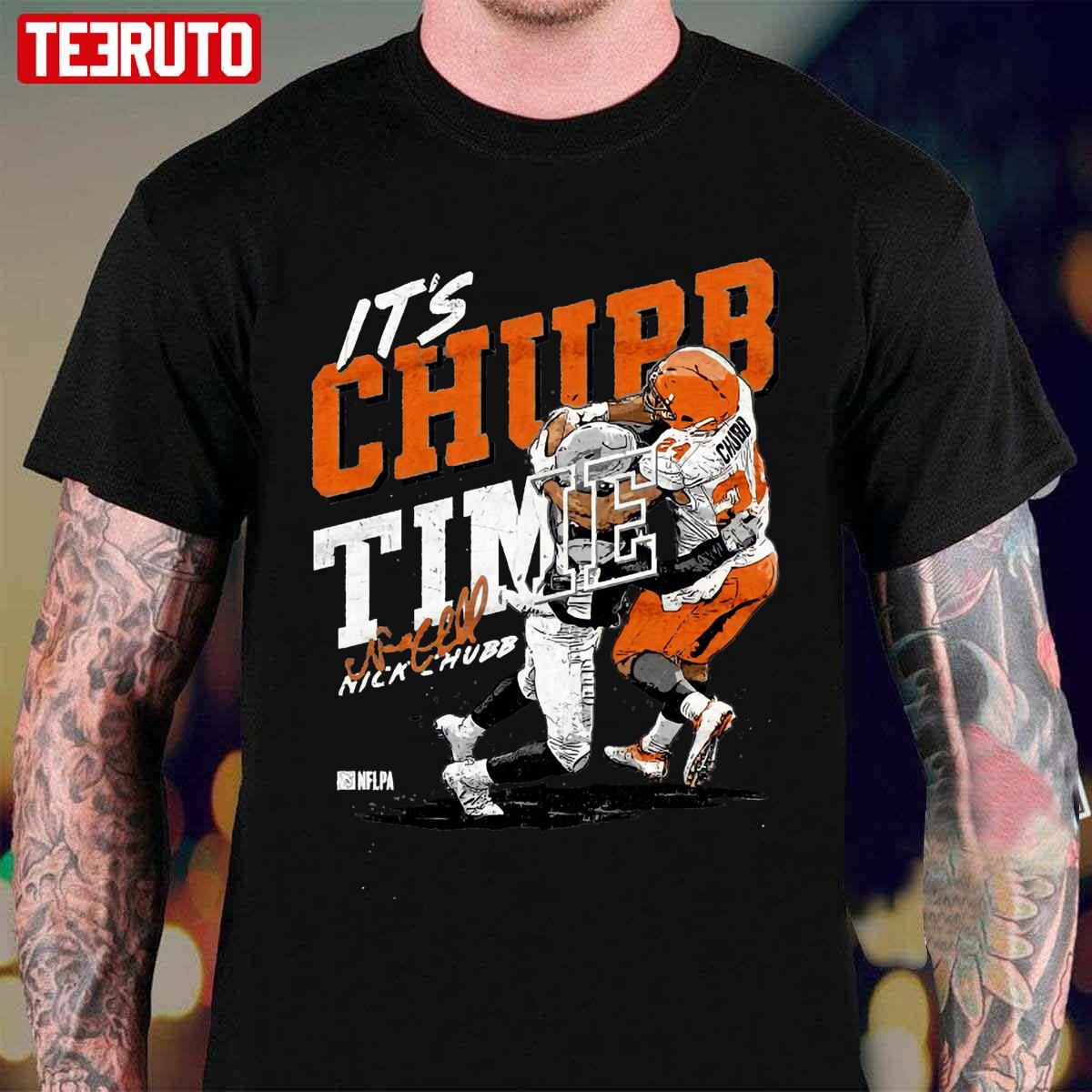 It's Nick Chubb Time For Cleveland Browns Fans Unisex T-Shirt - Teeruto