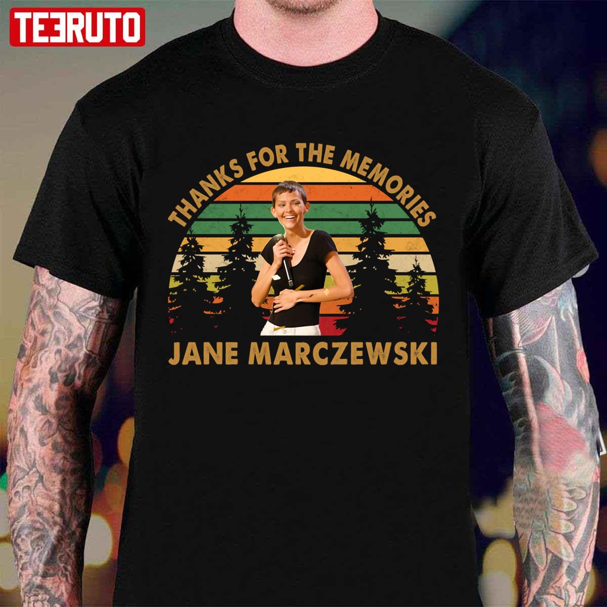 Jane Marczewski Thanks For The Memories Rip Unisex T-Shirt