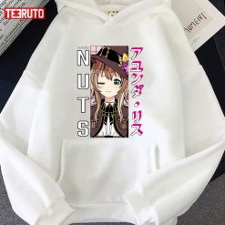 Japanese Anime Game Hololive Id Ayunda Risu Nuts Unisex Hoodie