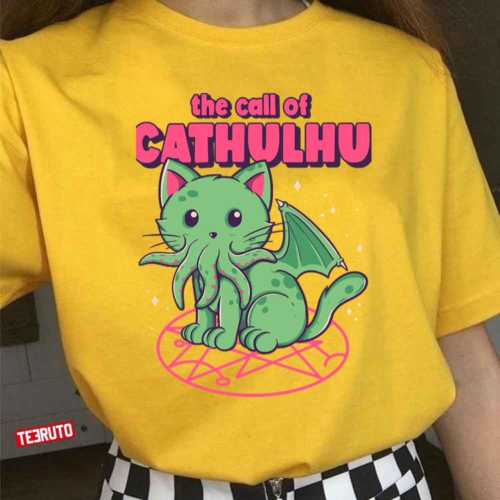 Japanese Style Cthulhu Cathulhu Unisex T-Shirt