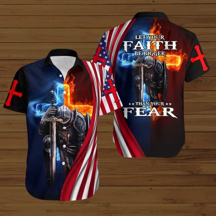 Jesus Let Your Faith Be Bigger Than Your Fear Hawaiian Shirt