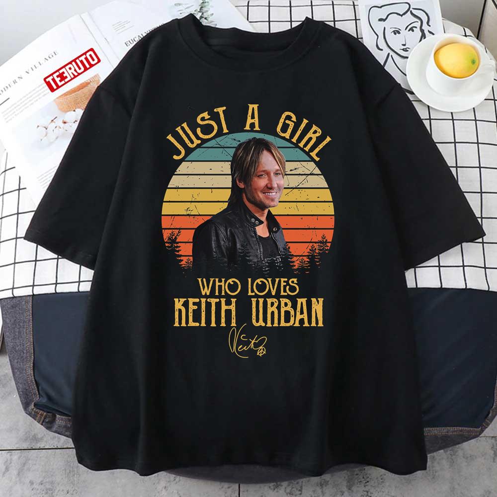 Just A Girl Who Loves Keith Art Urban Unisex T-Shirt