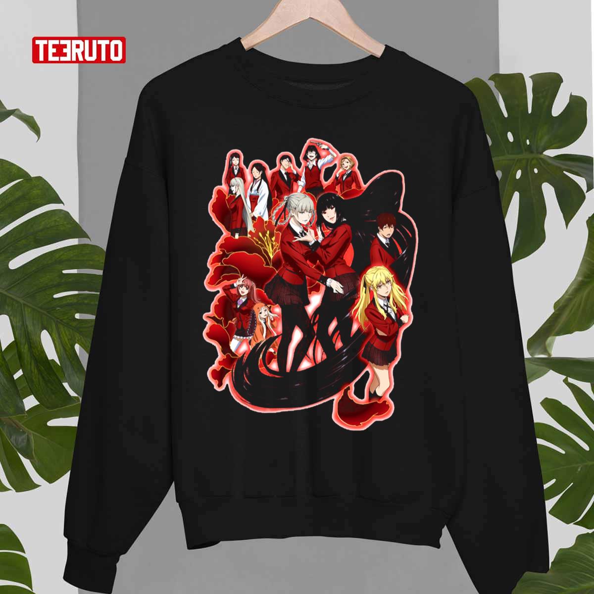 Kakegurui Anime Full Character Cast Unisex Sweatshirt