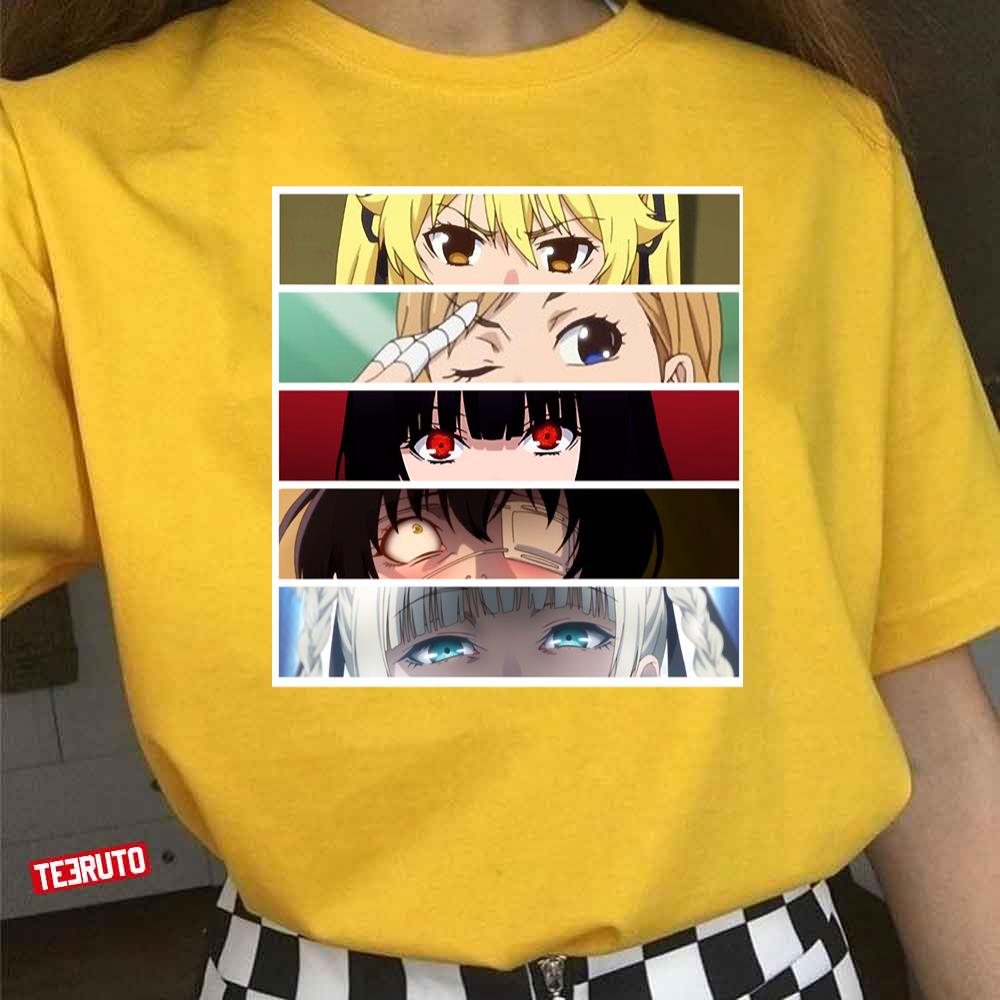 Kakegurui Girl’s Eyes Anime Unisex T-Shirt