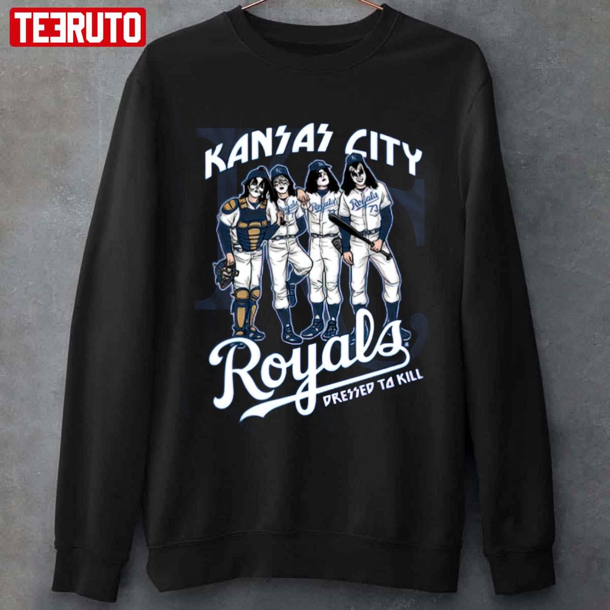 Kansas City Royals X Kiss Band Dressed To Kill Unisex T-Shirt - Teeruto