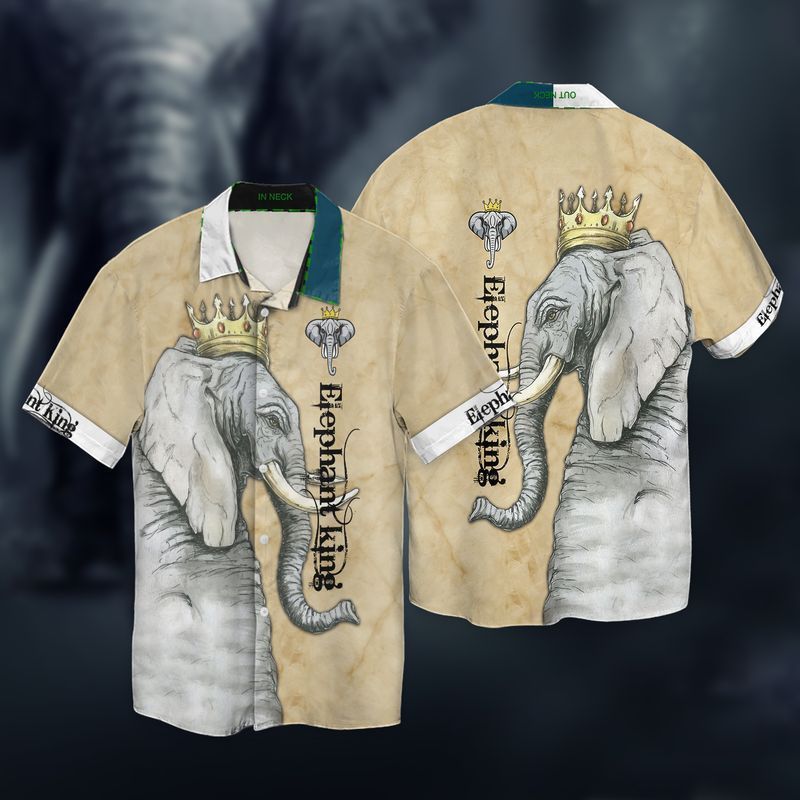 King Elephant Hawaiian Shirt