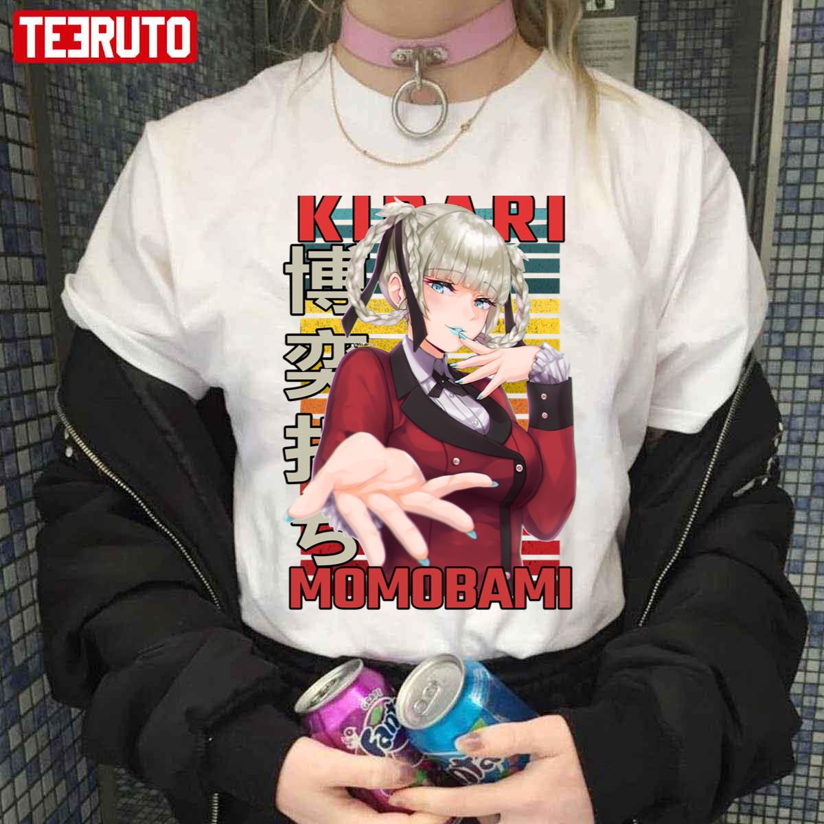 Kirari Momobami Kakegurui Twin Anime Manga Retro Unisex T-Shirt