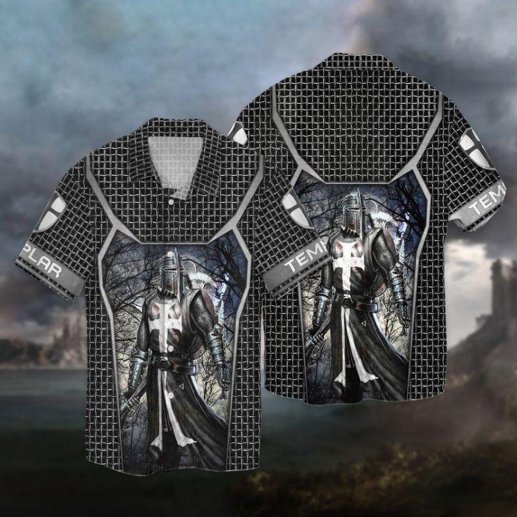 Knights Templar Armour Hawaiian Shirt