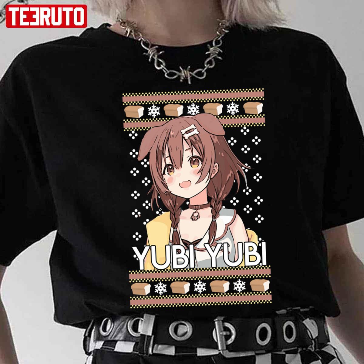 Korone Yubi Yubi Hololive Christmas Unisex T-Shirt