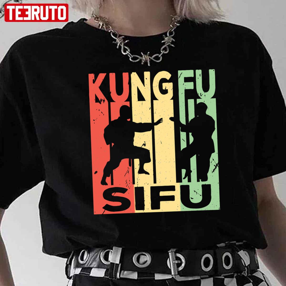 Kung Fu Sifu Vintage Retro Unisex T-Shirt