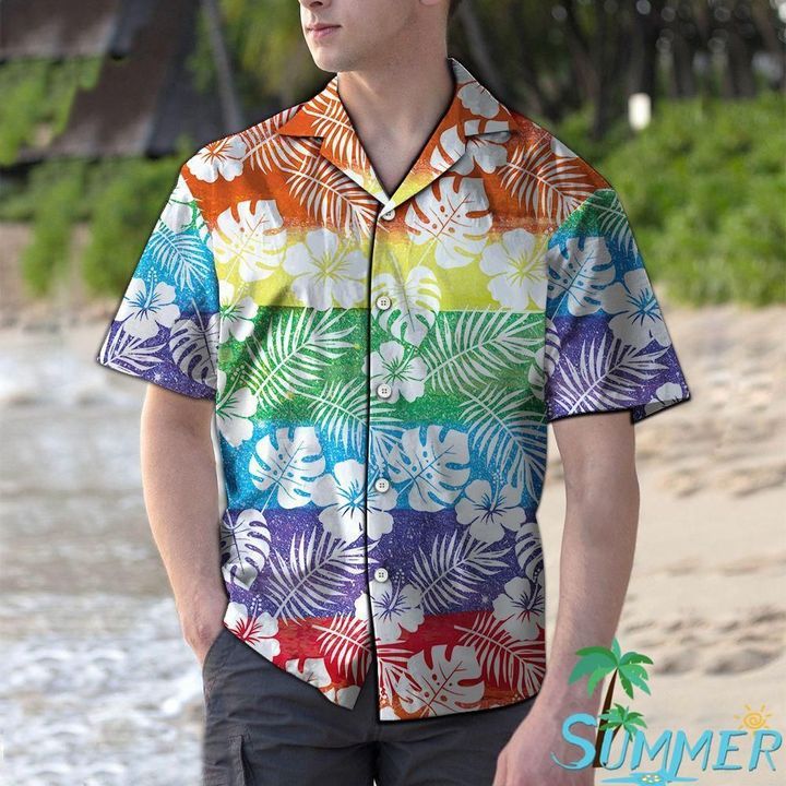 Lgbt Tropical Aloha Hawaiian Shirt