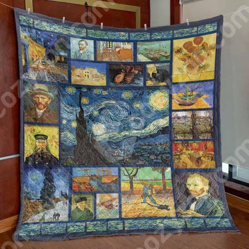 Limited Edition Vcvg Vincent Van Gogh Quilt Blanket Teeruto
