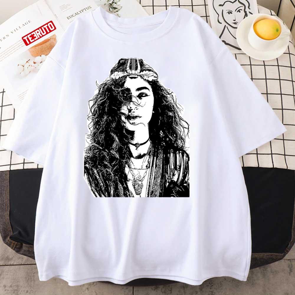 Line Draw Celebs Zendaya Unisex T-Shirt