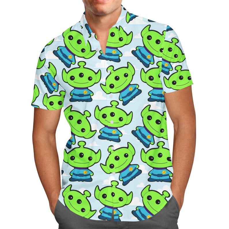 Little Green Aliens Toy Story Disney Hawaiian Shirt