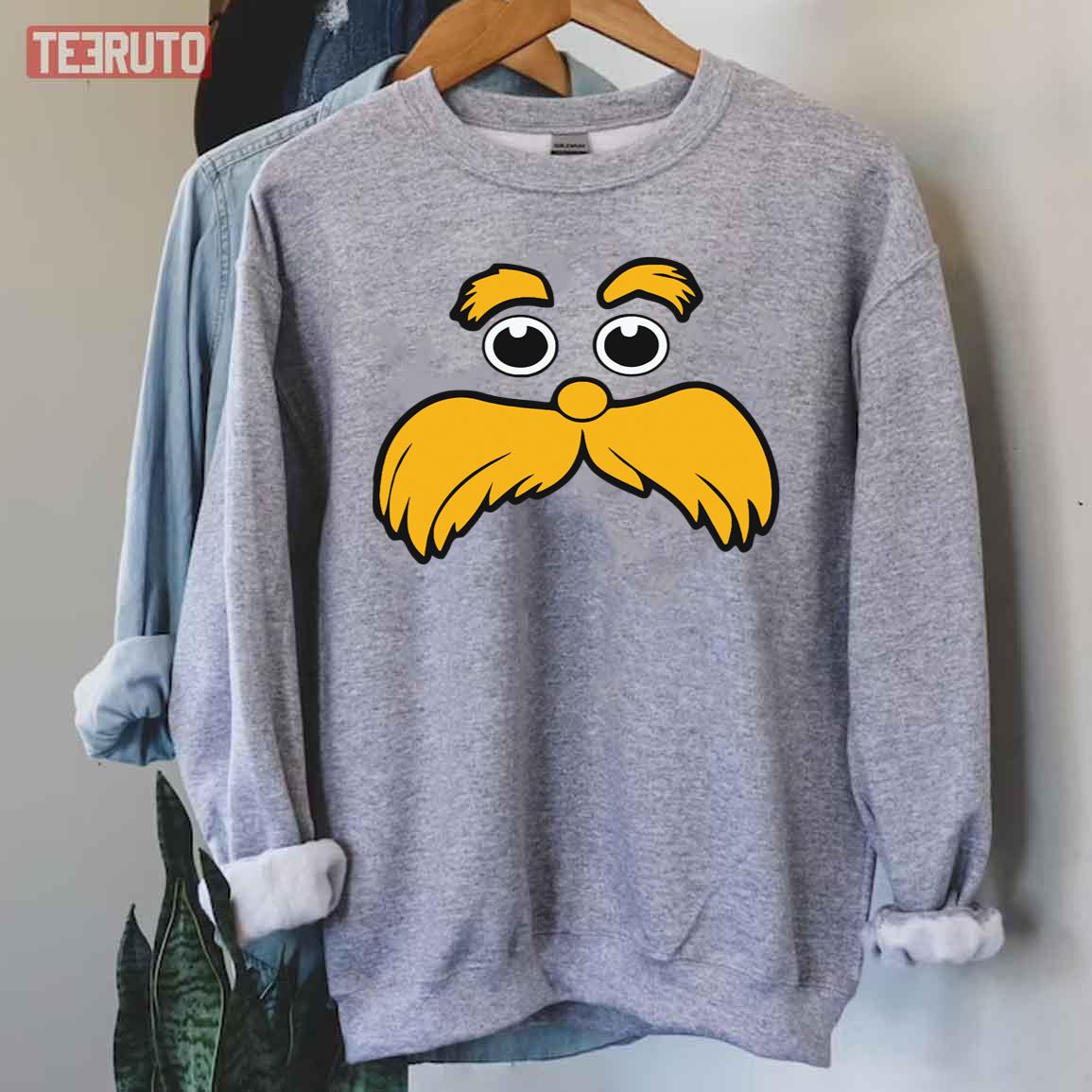 Lorax Face Cartoon Dr Seuss Unisex Sweatshirt