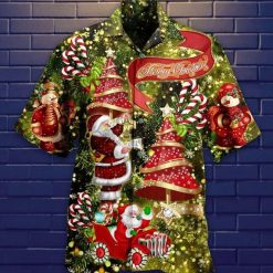 Merry Christmas 1 Print Hawaiian Shirt