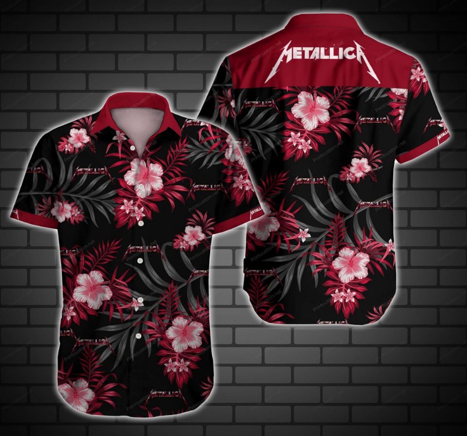 metallica hawaiian shirt