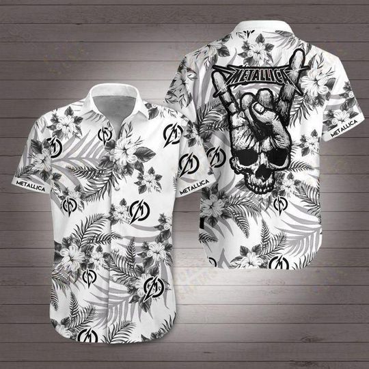 metallica hawaiian shirt