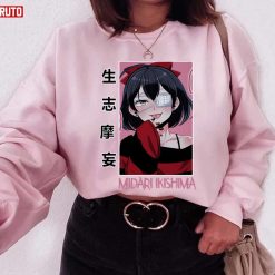 Midari Ikishima Anime Kakegurui Ii Gambling School Unisex Sweatshirt