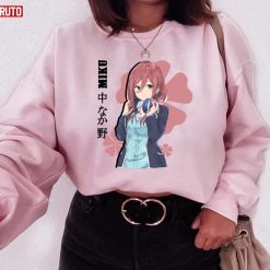 Miku Nakano Anime Manga Harajuku Unisex Sweatshirt