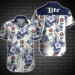 Miller Lite Iii Hawaiian Shirt
