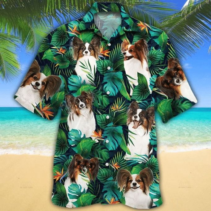 Miniature Pinscher Dog Lovers Tropical Leaves Hawaiian Shirt