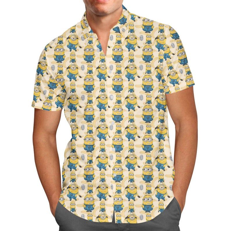Minions Bananas Hawaiian Shirt