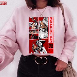 Mirko Anime My Hero Academia Manga Panel Red Unisex Sweatshirt