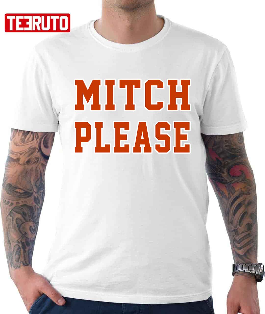 Mitch Please Shirt Mitchell Trubisky Chicago Bears T-Shirt