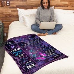 Mom To Daughter Wrap Yourself Up In Blanket Galaxy Fleece Blanket Quilt Blanket For Daughter