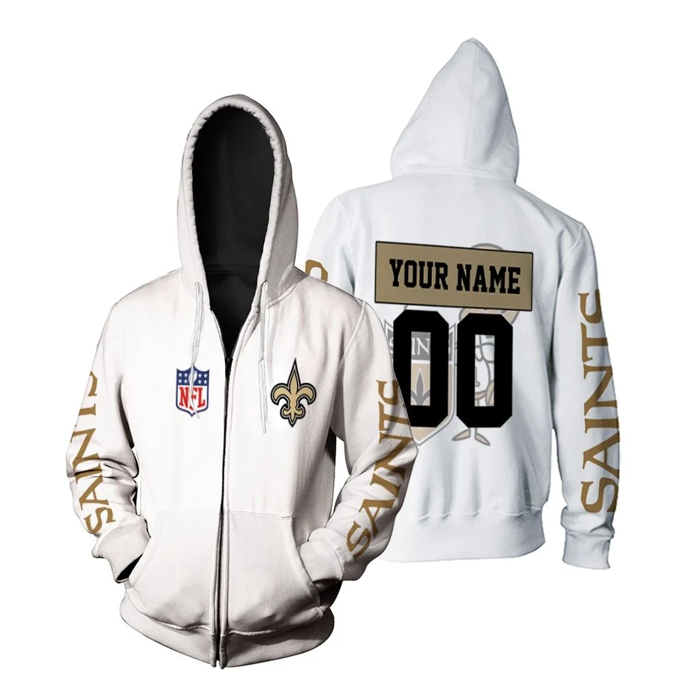 New Orleans Saints Nfl Bomber Jacket 3d Personalized 1 Fleece Hoodie