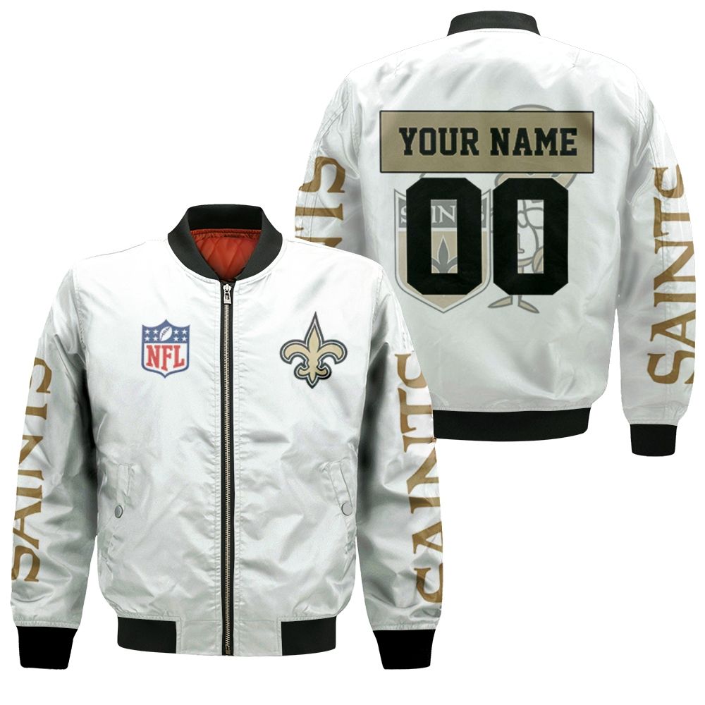 New Orleans Saints Nfl Bomber Jacket 3d Personalized Bomber Jacket