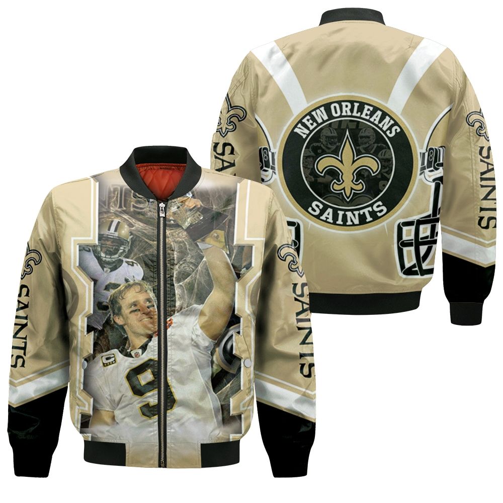 new orleans saints bomber jacket