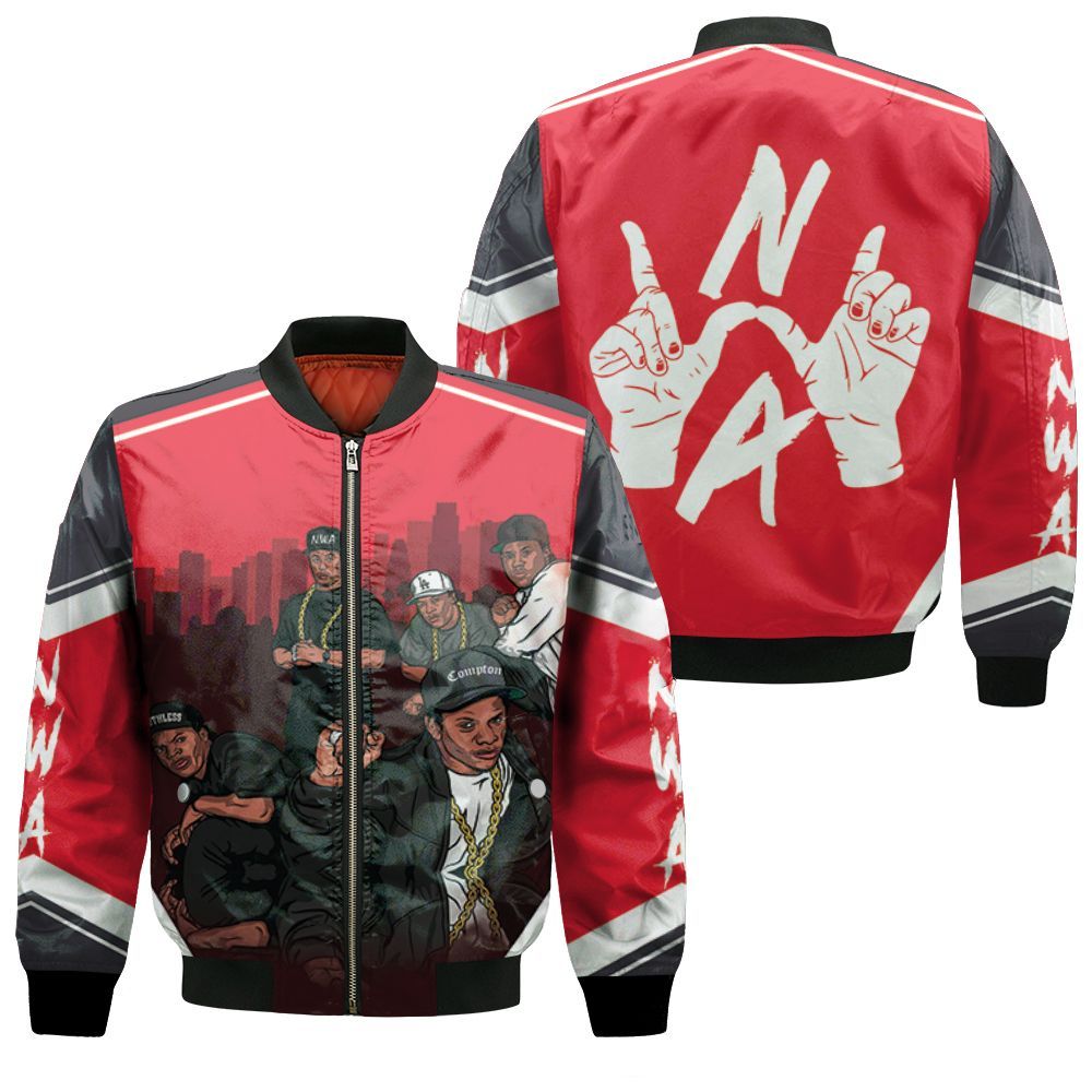 N.W.A. Member Groups Gta Style Bomber Jacket