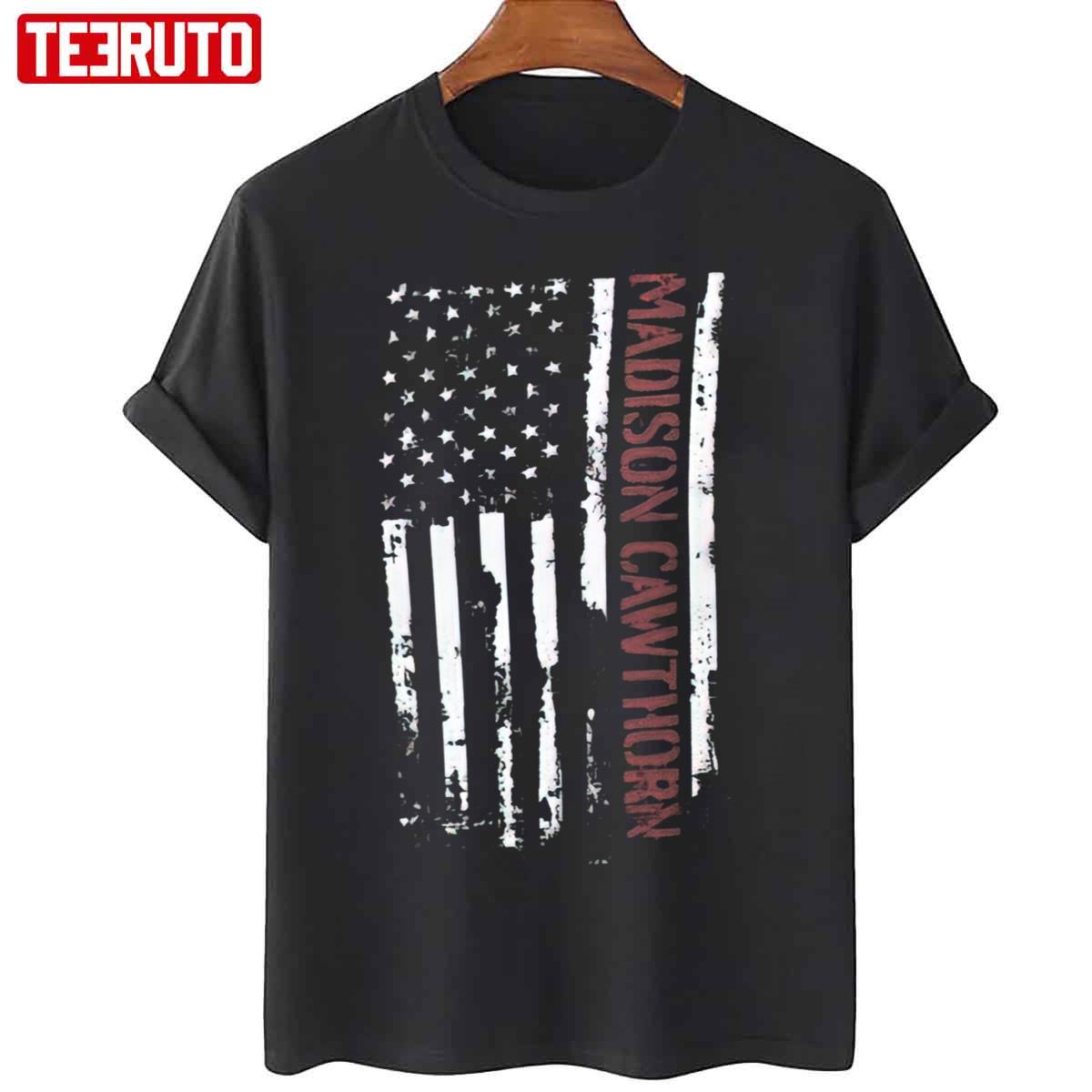 Old Glory Madison Cawthorn USA Vintage Flag Grunge Unisex T-Shirt