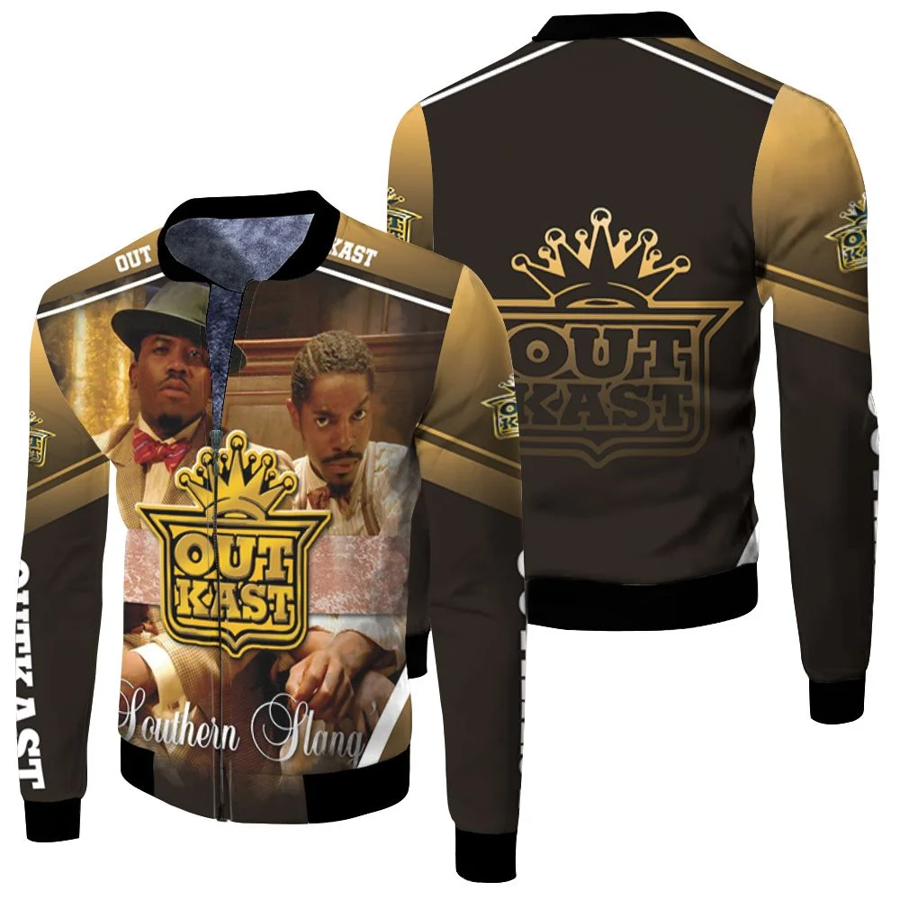 Outkast Southern Slan Album Fleece Bomber Jacket