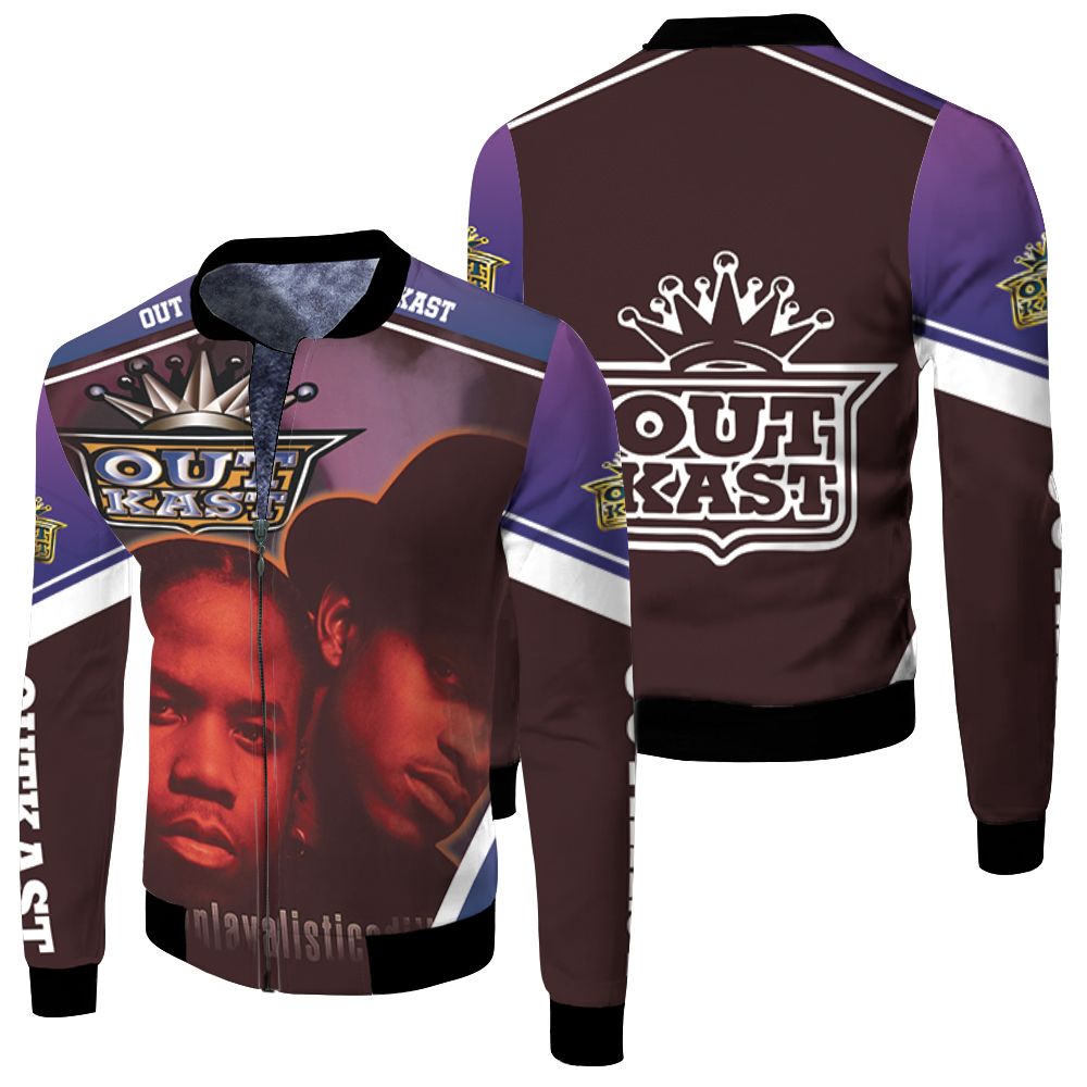 Outkast Southernplayalisticadillacmuzik Fleece Bomber Jacket - Teeruto