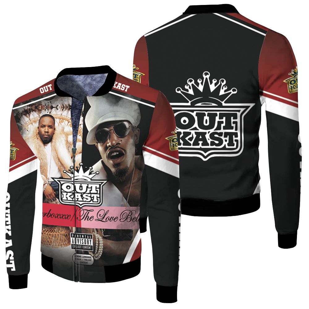 Outkast Speakerboxxx The Love Below Fleece Bomber Jacket