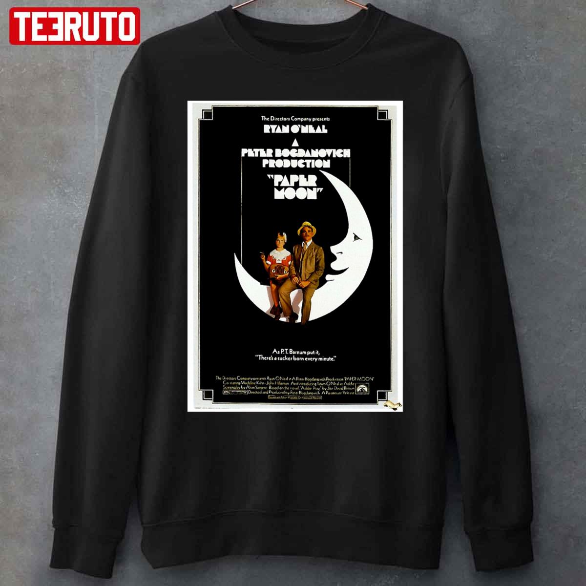 Paper Moon Vintage Movie Poster Merch Unisex Sweatshirt